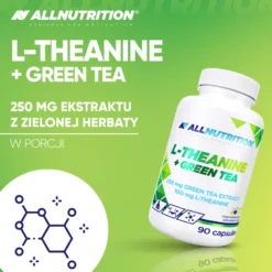 L-theanine + Green Tea 90 kapsułek