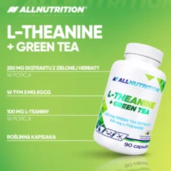 L-theanine + Green Tea 90 kapsułek
