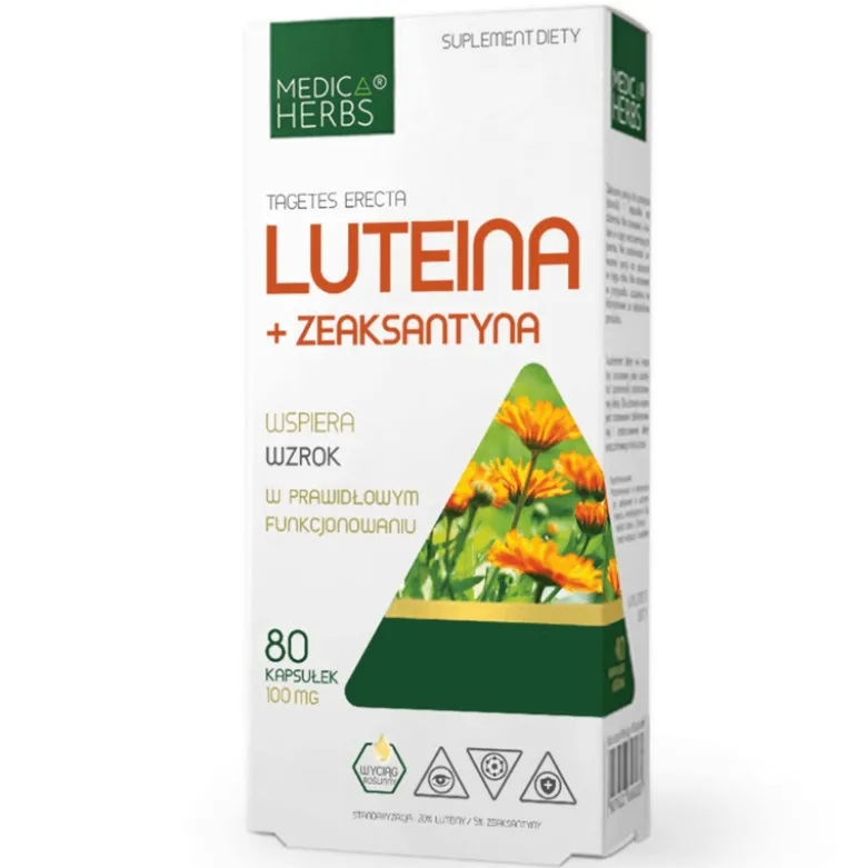 Luteina + Zeaksantyna 80 kapsułek