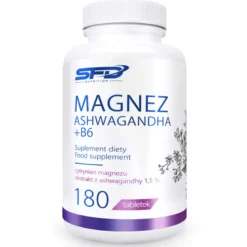 Magnez Ashwagandha + B6 180 tabletek