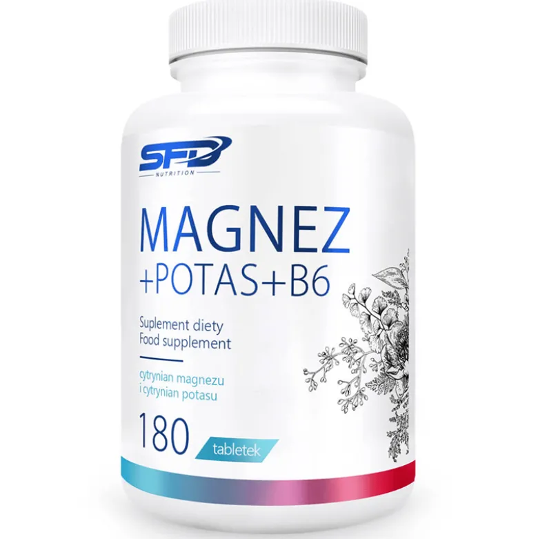 Magnez+Potas+B6 180 tabletek