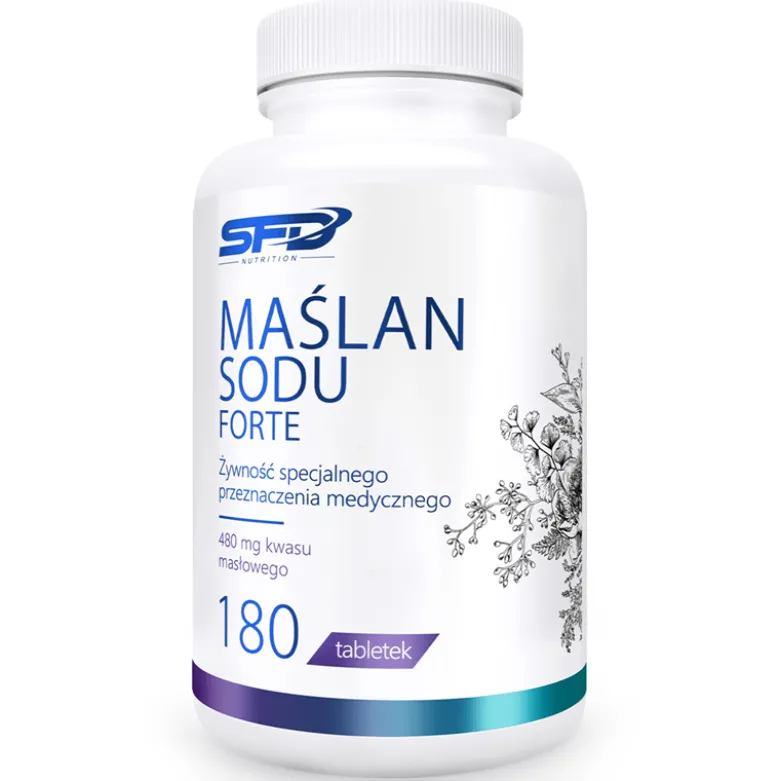 Maślan Sodu Forte 600 mg 180 tabletek