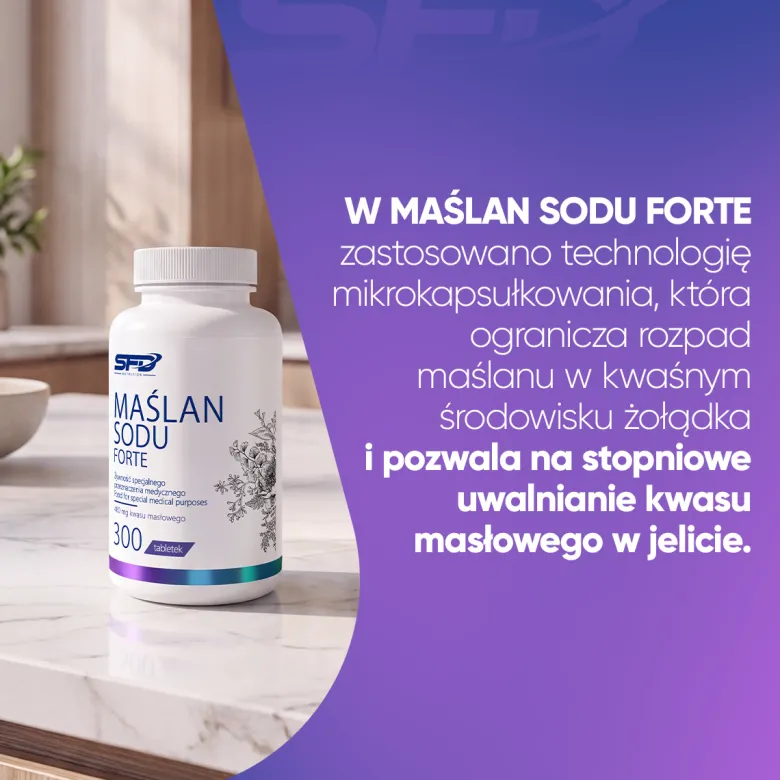 Maślan Sodu Forte 600 mg 300 tabletek