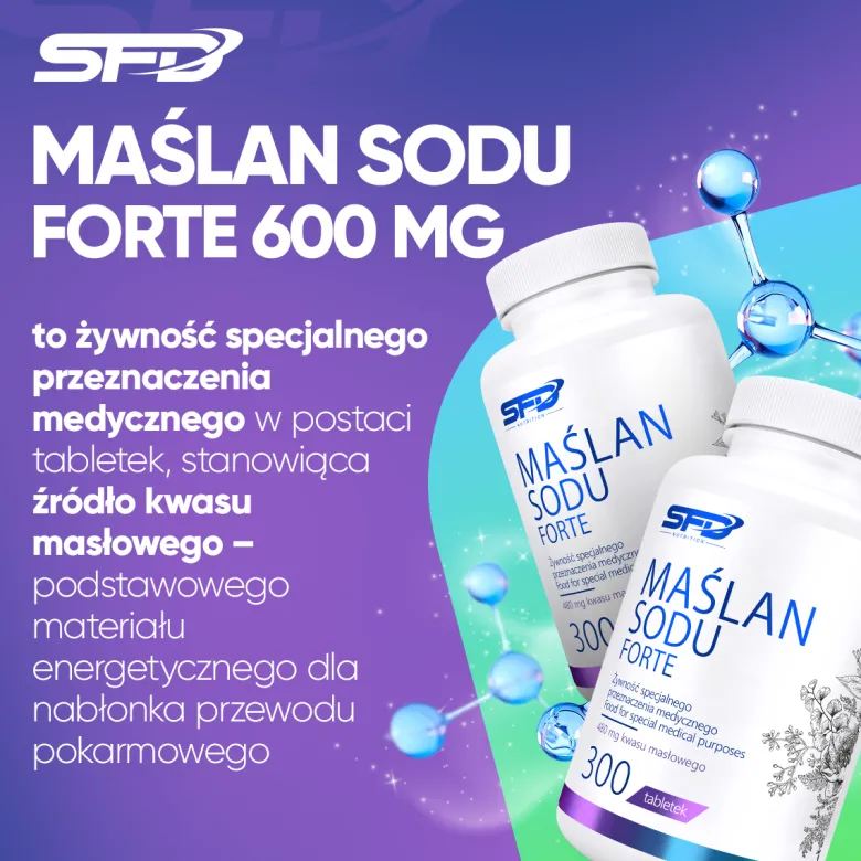 Maślan Sodu Forte 600 mg 300 tabletek