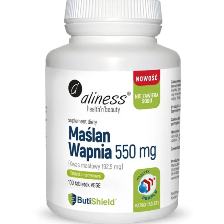 Maślan wapnia 550 mg 100 tabletek VEGE