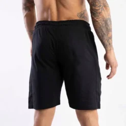 Man's Shorts Zip Pockets Black 1szt