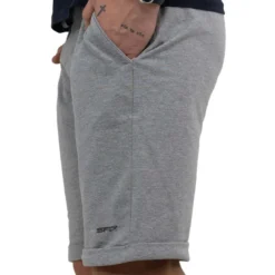 Man's Shorts Zip Pockets Grey 1szt