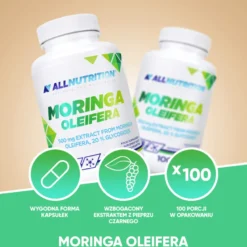 Moringa Olejodajna (Moringa Oleifera) 100 kapsułek