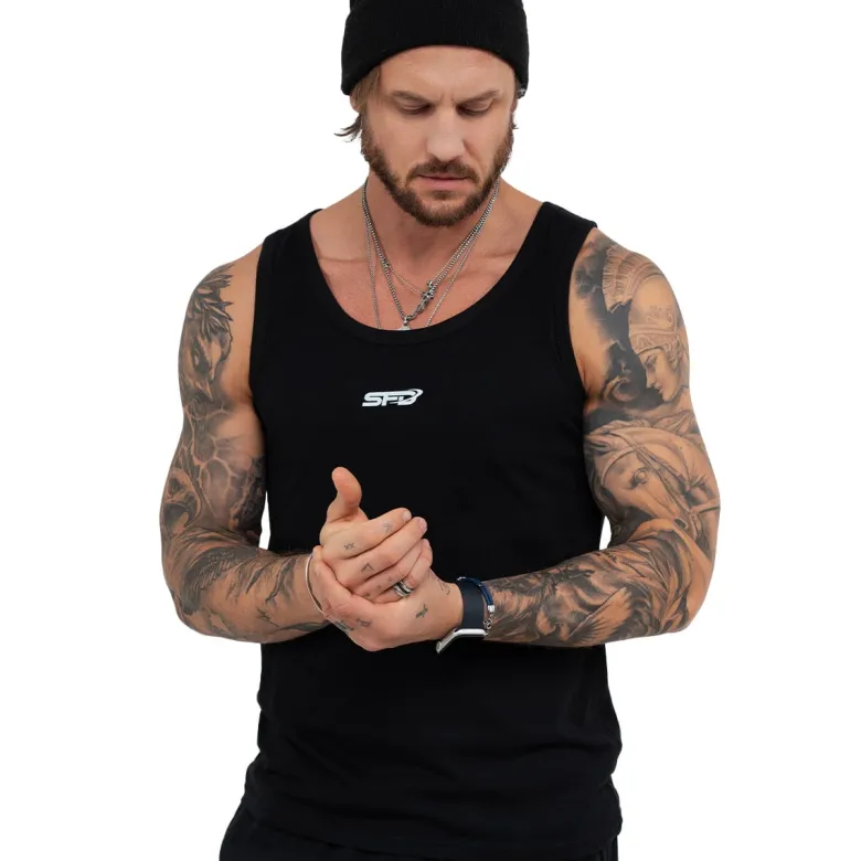Męski Tank Top Black 1szt