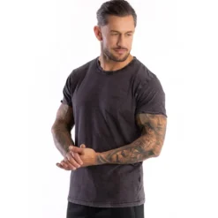 Męski T-SHIRT Rubbed Black 1szt