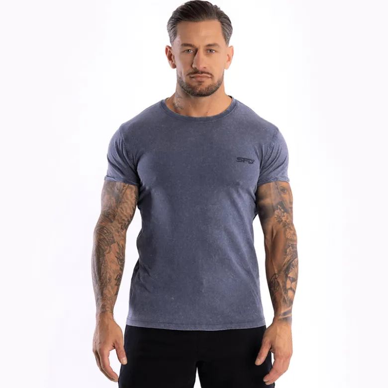 Męski T-SHIRT Rubbed Blue 1szt