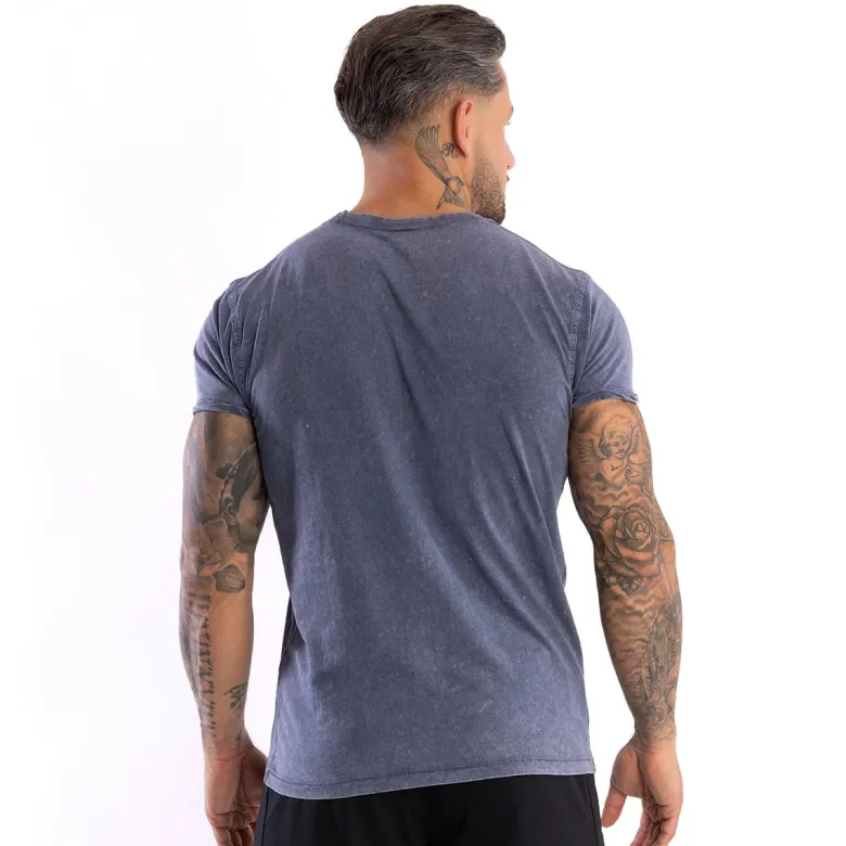 Męski T-SHIRT Rubbed Blue 1szt
