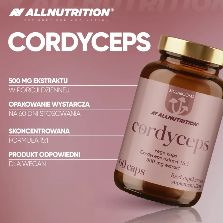 Mushrooms Cordyceps 60 kapsułek