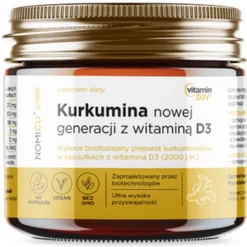 NOMICU L-100 Kurkumina nowej generacji z witaminą D3 60 kapsułek
