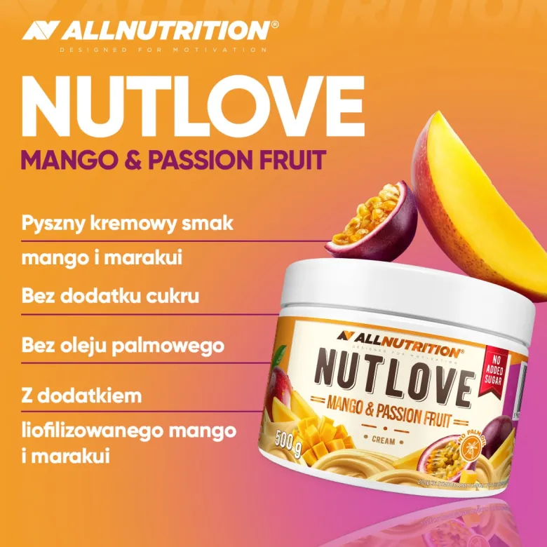 NUTLOVE Mango & Passion Fruit Cream 500 g