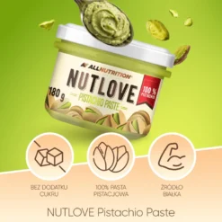 NUTLOVE Pistachio Paste (Pasta pistacjowa 100%) 180g