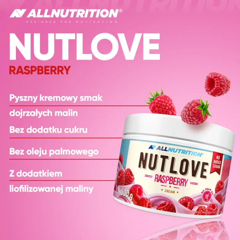 NUTLOVE Raspberry Cream 500 g