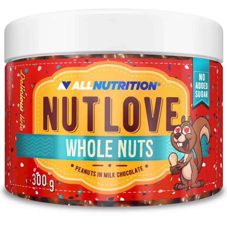 Nutlove Wholenuts - Arachidy W Mlecznej Czekoladzie 300g