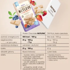 Protein Chocolate Nutlove Crispy Berries 100g