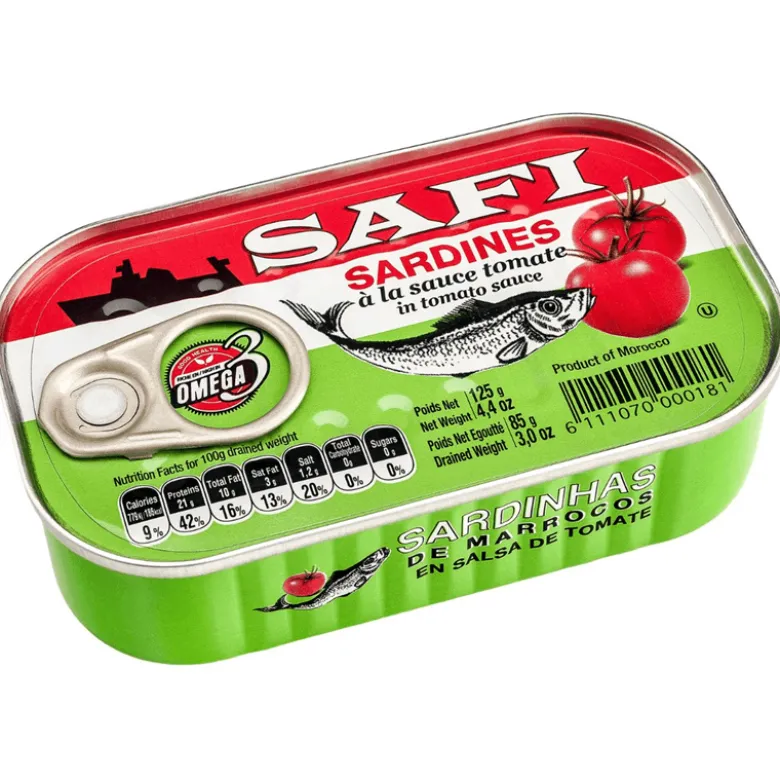 Sardynki w sosie pomidorowym 125 g