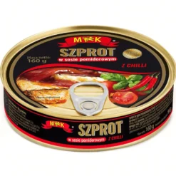 Szprot w sosie pomidorowym z chilli 160g