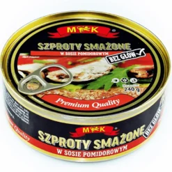 Szproty smażone w sosie pomidorowym 240g