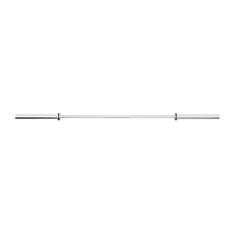 Sztanga olimpijska srebrna 28mm z gumowym logo 2.01m /15kg 1 szt.