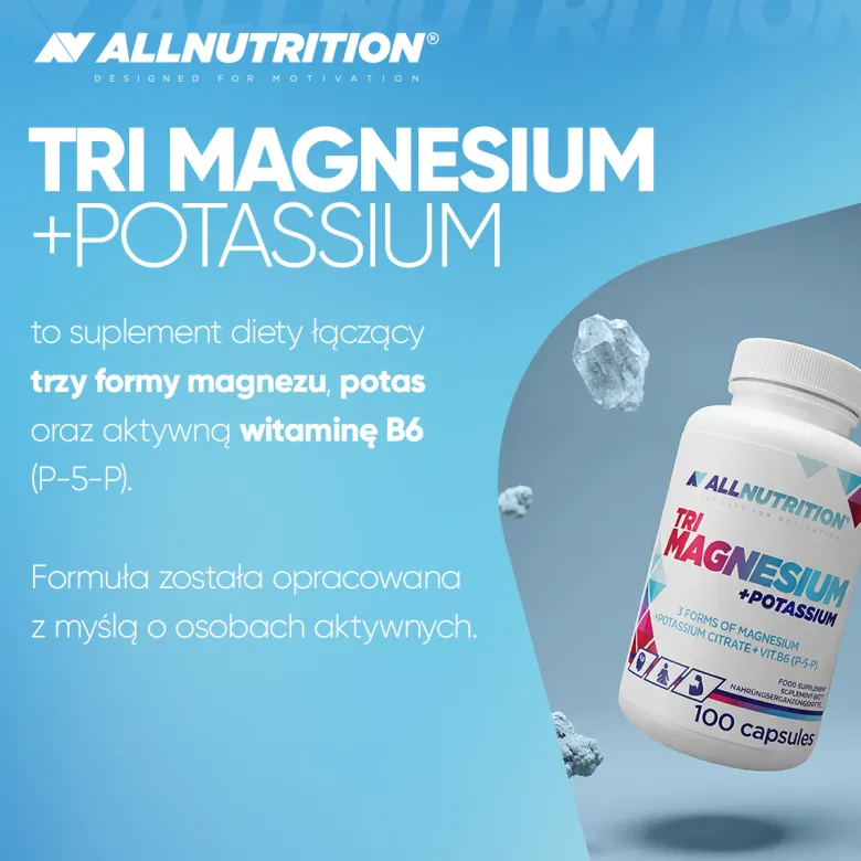 Tri Magnesium + Potassium 100 kapsułek