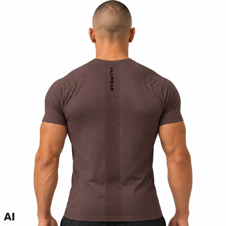 T-shirt Basic BROWN 1 szt.