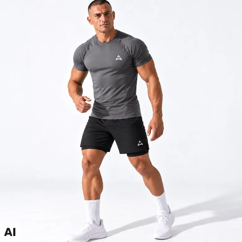 T-shirt Basic GREY MELANGE 1 szt.