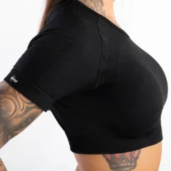 T-Shirt Short-Sleeved Black 1 szt