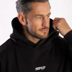 UNISEX Bluza Hoodie Core Oversize Black 1szt