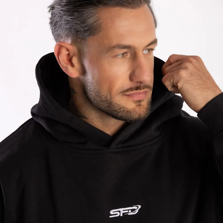 UNISEX Bluza Hoodie Core Oversize Black 1szt