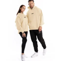 UNISEX Bluza Hoodie Core Oversize Beige 1szt