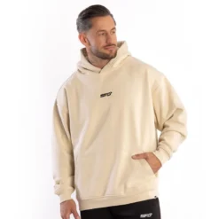UNISEX Bluza Hoodie Core Oversize Beige 1szt
