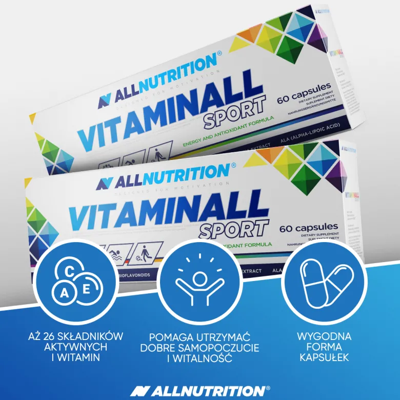 VitaminALL SPORT 60 kapsułek