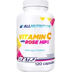 Vitamin C With Rose Hips 120 kapsułek