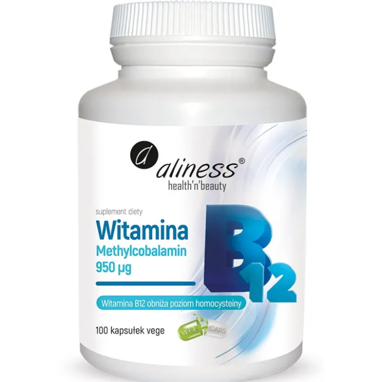 Witamina B12 Methylcobalamin 950mcg Vege 100 kap