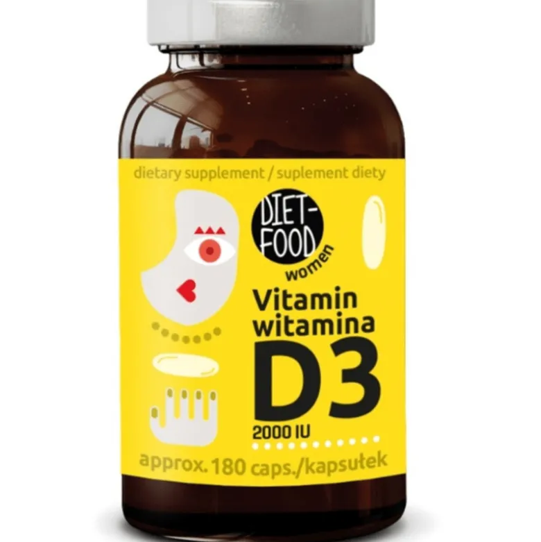 WITAMINA D3 180 kapsułek