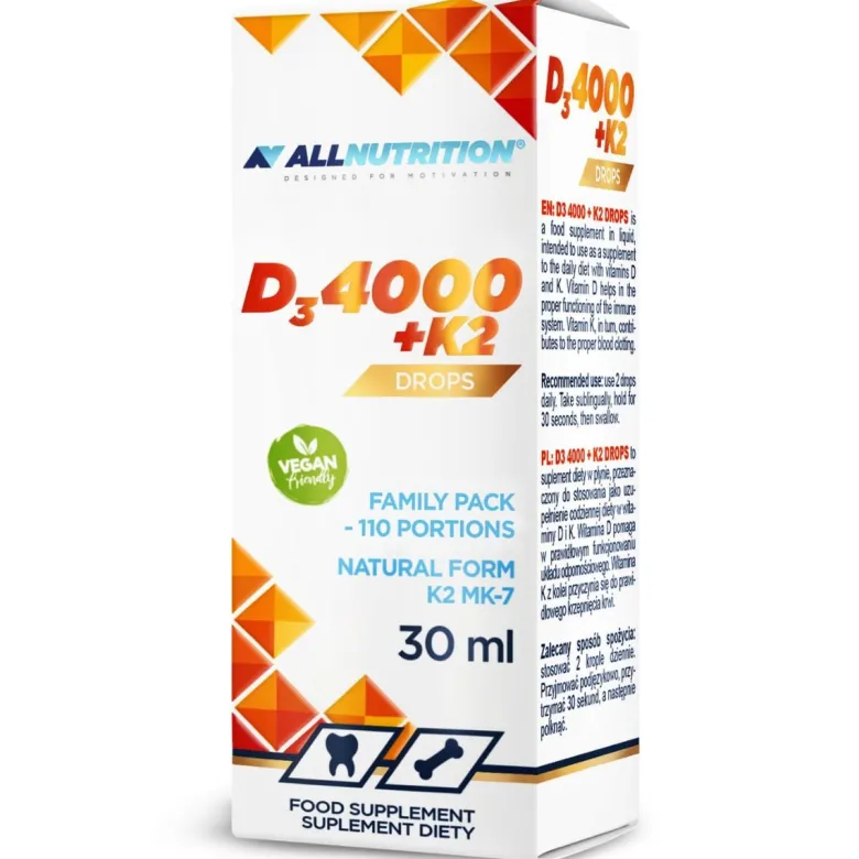 WITAMINA D3 4000 + K2 Krople 30ml