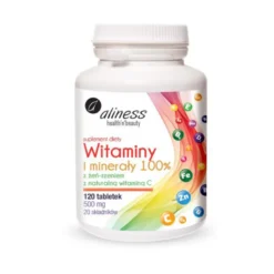 Witaminy i Minerały 100% + Żeń-szeń 120kap