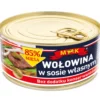 Wołowina w sosie własnym bez konserwantów 300g